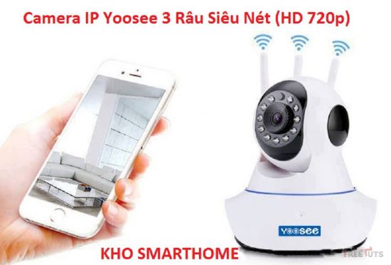 Camera IP Yoosee 3 Râu 1.3MP HD 720p