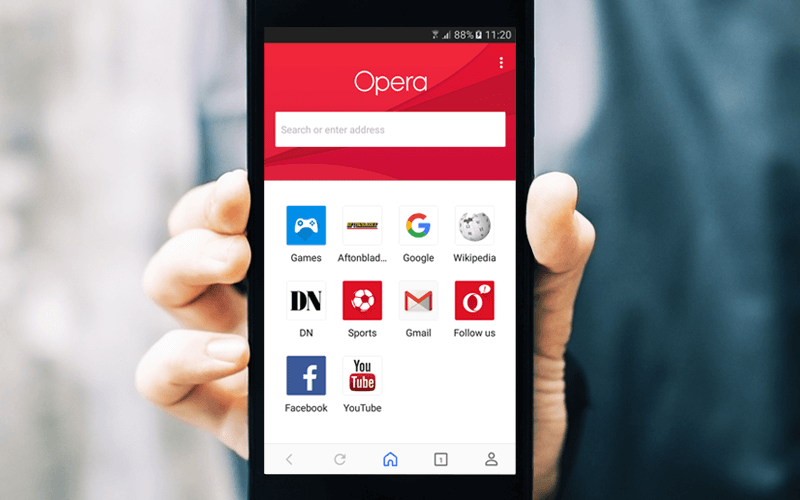 Opera browser for Android beta png