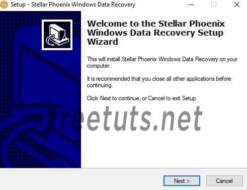 Stellar Phoenix Windows Data Recovery install 1 jpg