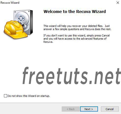recuva free install freetuts using 1 jpg