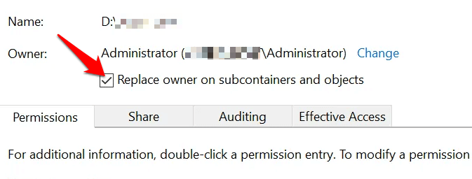 28 you need permission perform this action error full control permissions replace owner subcontainers objects box png