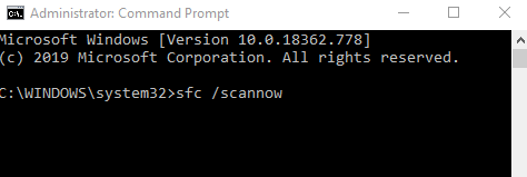 9 you need permission perform this action error sfc scan command png