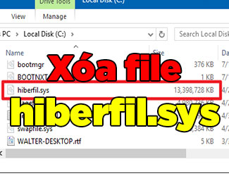 File Hiberfil là gì và cách xóa Hiberfil.sys trong Windows