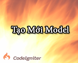Bài 4: Load Model Trong Codeigniter