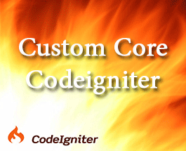 Hướng dẫn custom bộ core codeigniter