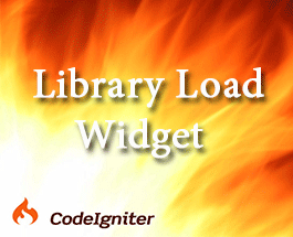 Tự tạo thư viện load widget trong codeigniter