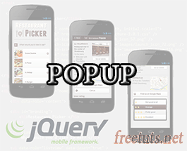 Bài 06: jQuery Mobile - Popup - Tooltip - Lightbox
