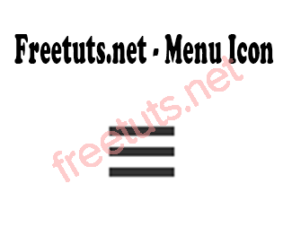 Hướng dẫn tạo Menu Icon với HTML và CSS - Freetuts.net