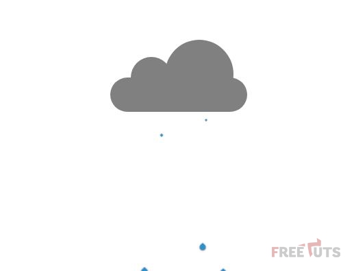 Tạo hiệu ứng mưa với HTML và CSS - Freetuts
