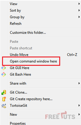 open command line png