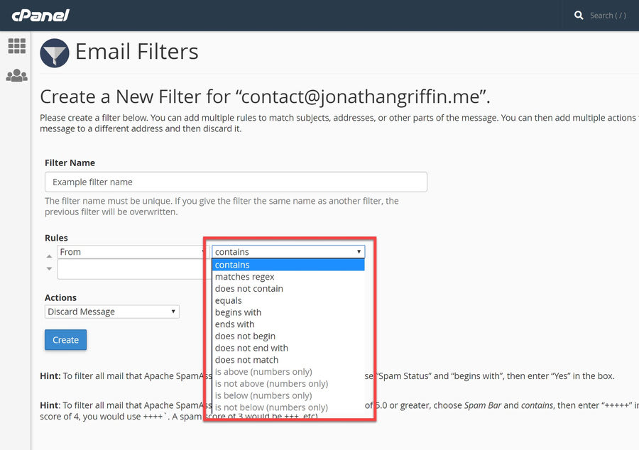 spam filter operators jpg