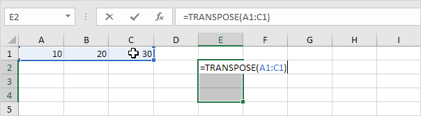transpose function png