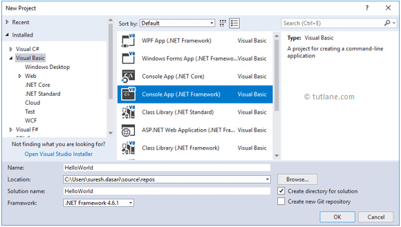 vb create console app from visual studio png