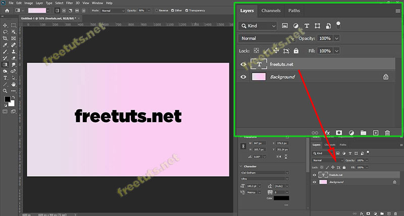 Cách khóa layer trong Photoshop - Freetuts