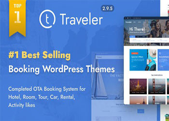 Tải Theme Traveler miễn phí (Travel Booking WordPress Theme)
