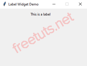Tkinter Label Regular Label Widget png