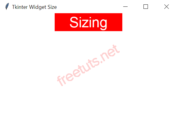 tkinter widget size font size png