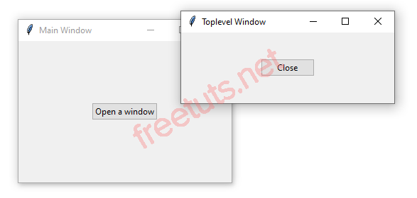 Tkinter Toplevel Window png