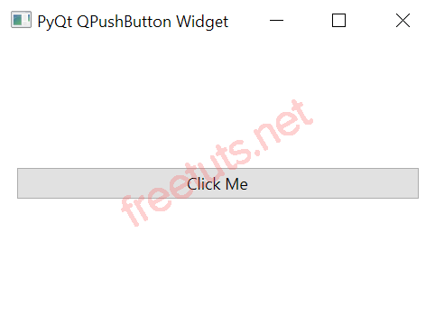 PyQt QPushButton Example png