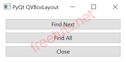 PyQt QVBoxLayout png