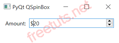 PyQt QSpinBox png