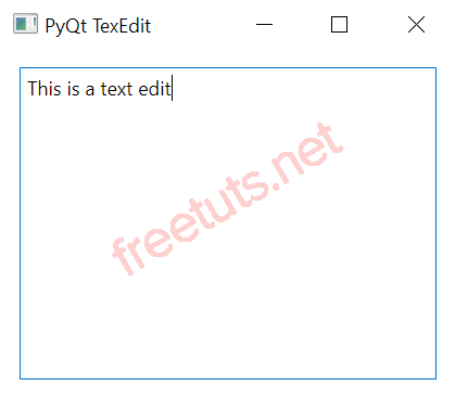 PyQt QTextEdit png